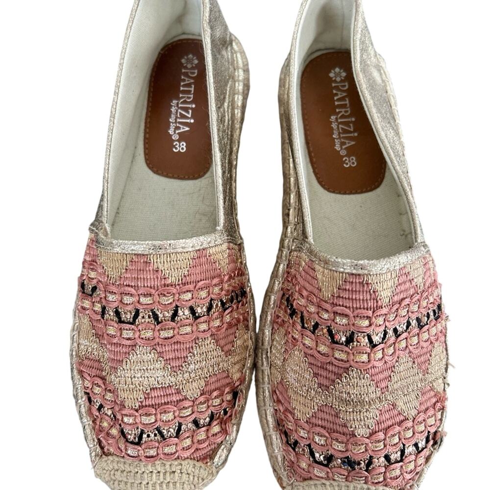 Patrizia by Spring Step Women’s Metallic Espadrilles